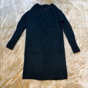Banana Republic Dark Green Long Cardigan